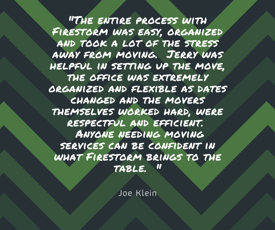 Fire Storm Ohio Testimonial